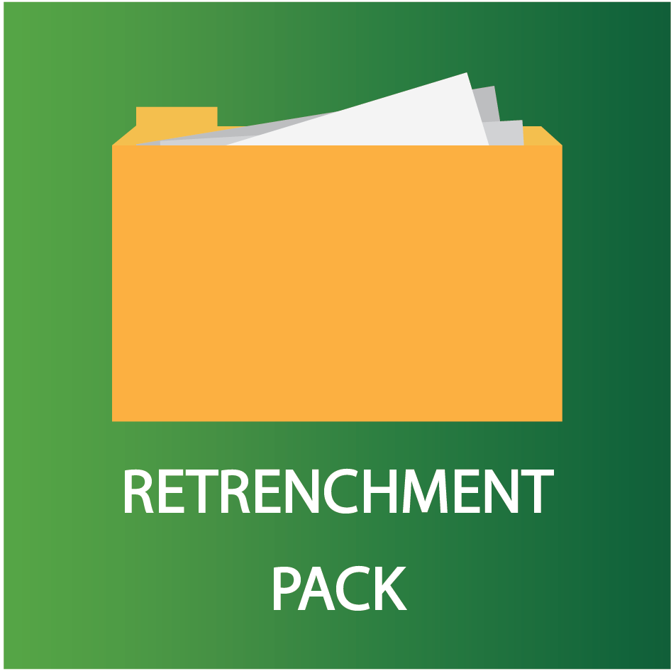 retrenchment pack icon
