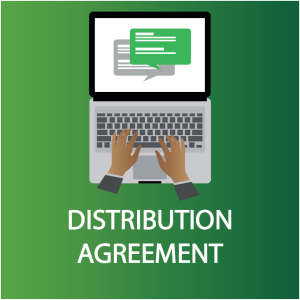 Distribution agreement icon