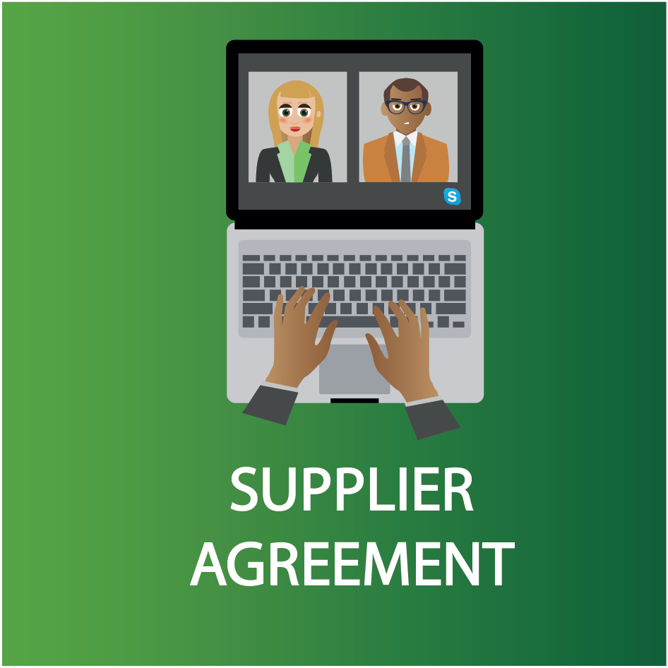 Supplier agreement icon