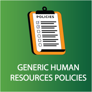 Generic Human Resources policies icon