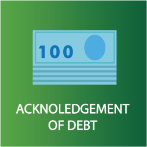 Acknowledgement of debt