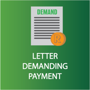 Letter demanding payment icon